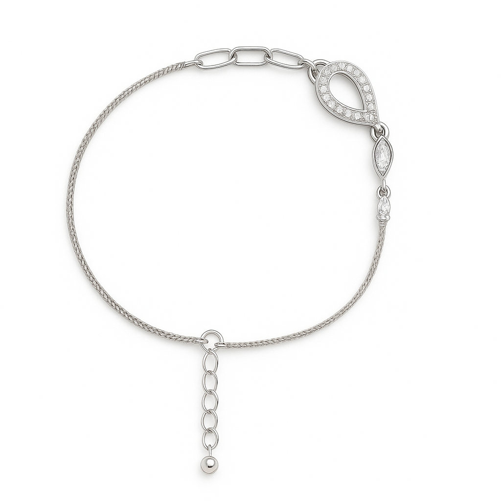 Open Teardrop Bracelet